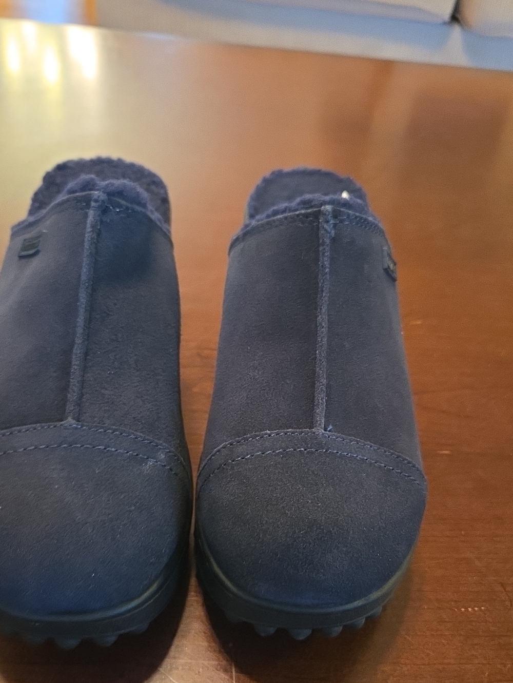 Ladies Navy Suede Slip-On Comfort Shoes Rocket Dog Brand Size 7.5